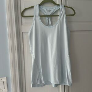 Athleta baby blue workout tank top size M